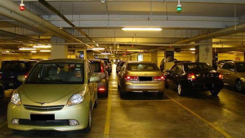 berapa saiz parking kereta