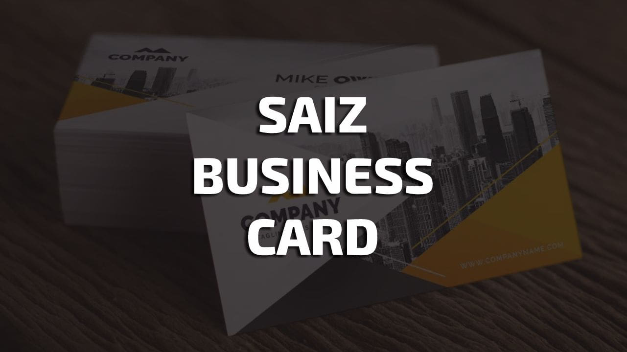 saiz business card