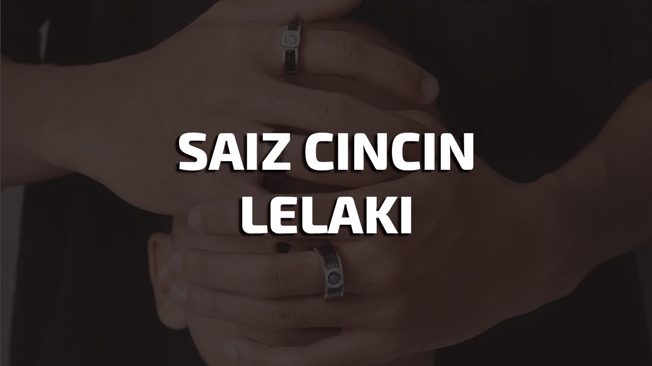 saiz cincin lelaki