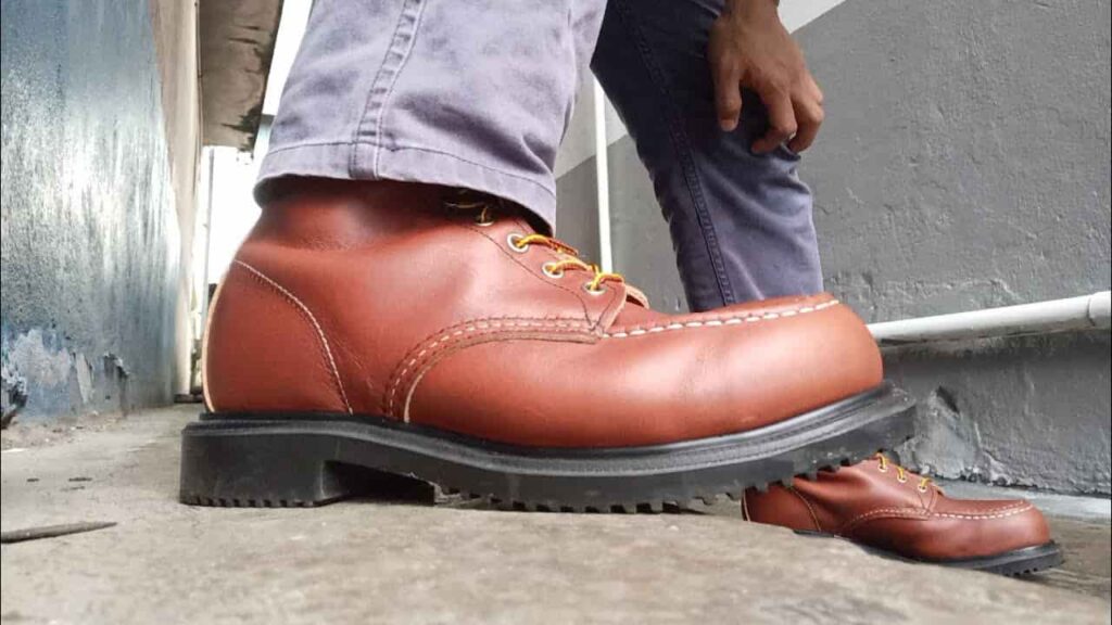 senarai saiz kasut safety boot