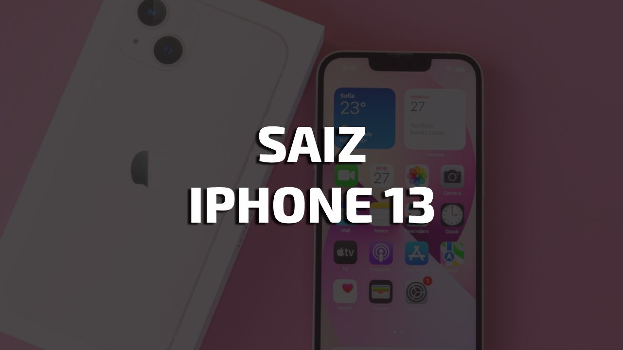 saiz iphone 13