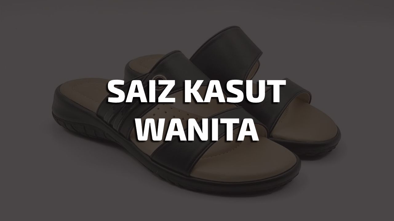 saiz kasut wanita (my, us, eu, uk)