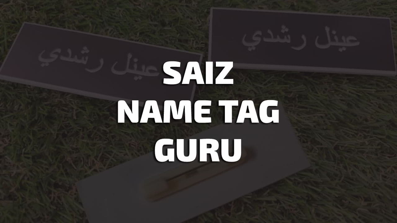 saiz name tag guru