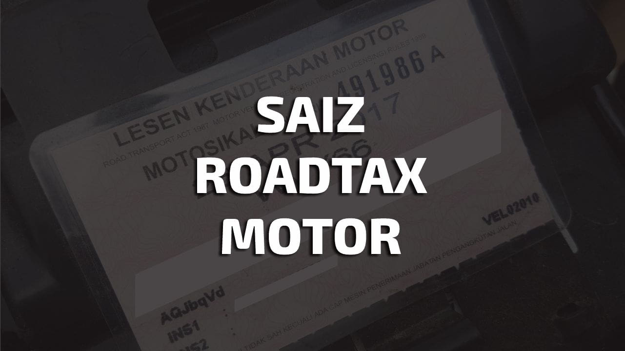 saiz roadtax motor