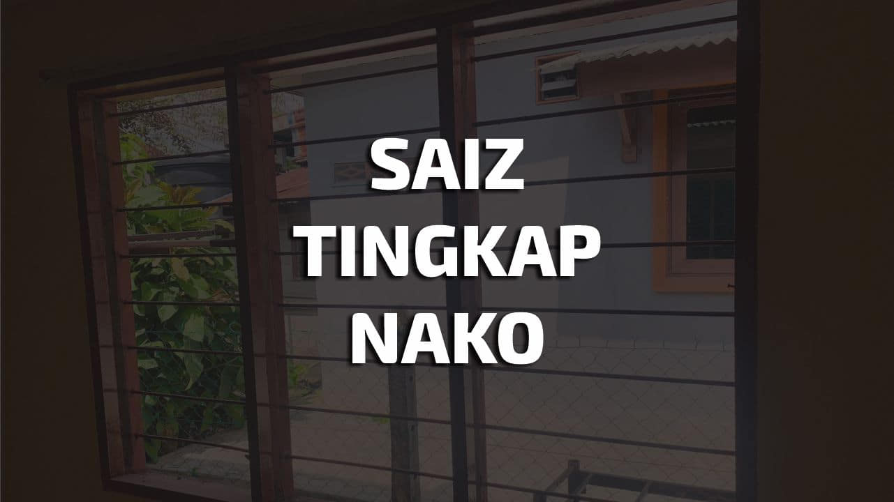 saiz tingkap nako