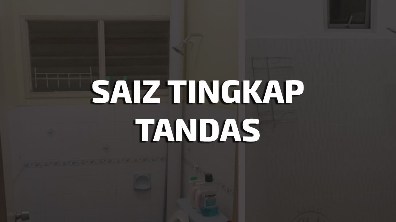 saiz tingkap tandas